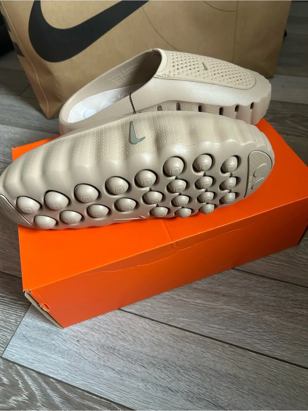 Men’s Nike Mind 001 Sand Drift Tan Slides